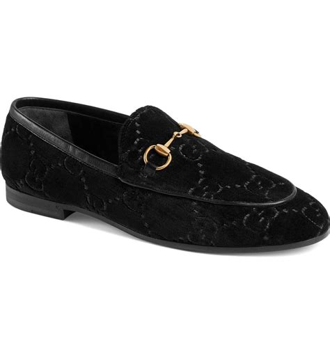 gucci velvet shoes|Gucci jordaan loafer fur.